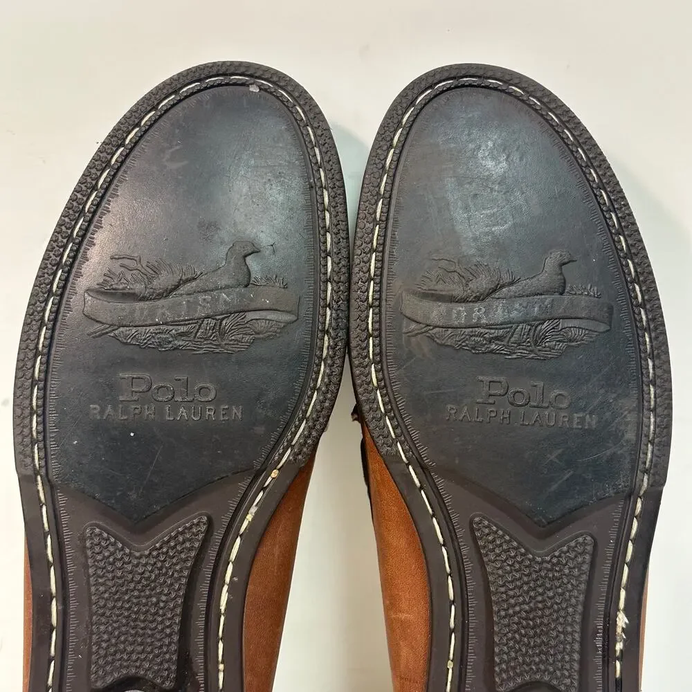 VGUC Rancourt & Co. x Polo Country Handsewn Moccasin Tassel Loafer Maine USA 12